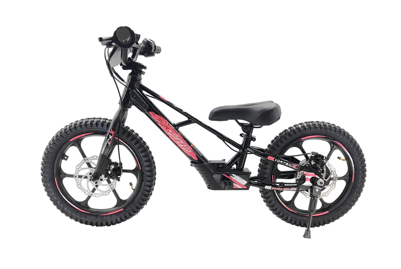 Pῡr-Speed Ēko 16 Electric Balance Bike for Kids- 36v/350w with 5.2Ah Battery