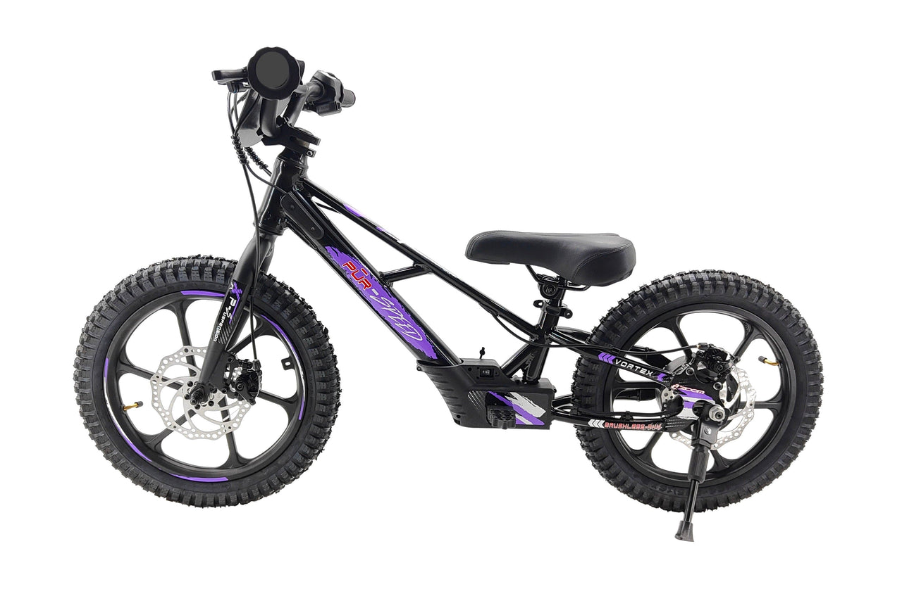 Pῡr-Speed Ēko 16 Electric Balance Bike for Kids- 36v/350w with 5.2Ah Battery