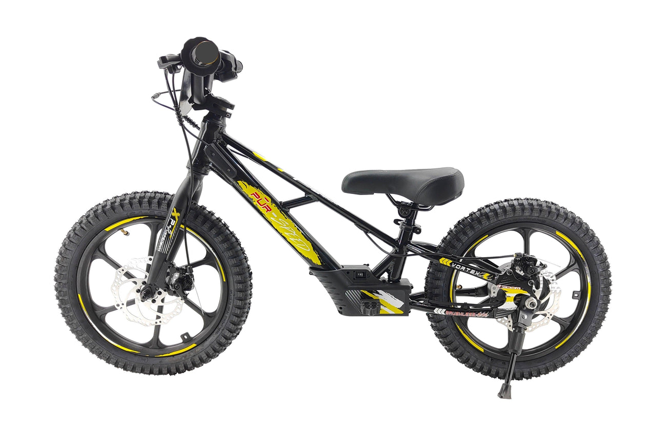 Pῡr-Speed Ēko 16 Electric Balance Bike for Kids- 36v/350w with 5.2Ah Battery