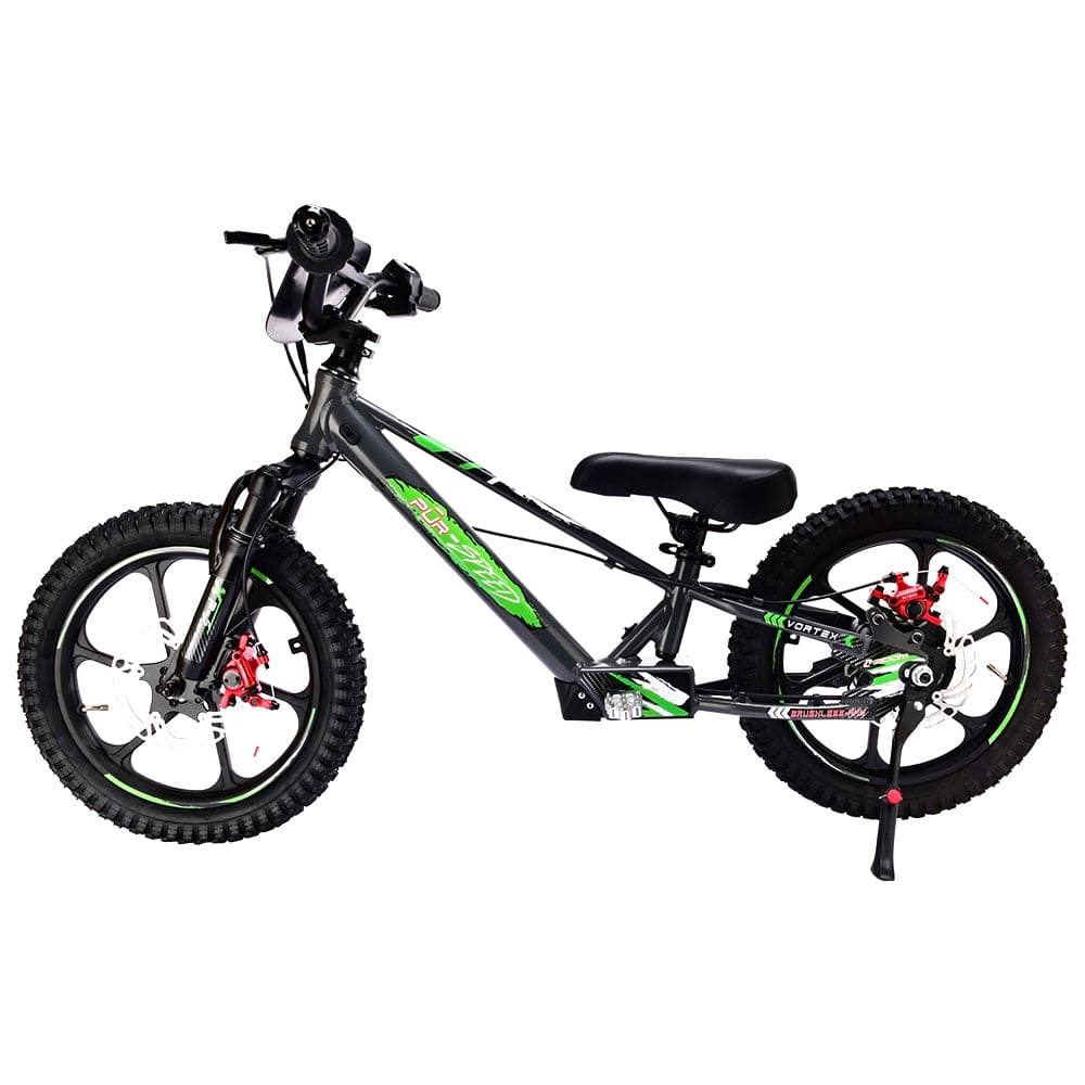 Pῡr-Speed 16" Xtreme Electric Balance Bike | Semi-Hydraulic Brake Calipers | 48v/350w with 4.0Ah Battery
