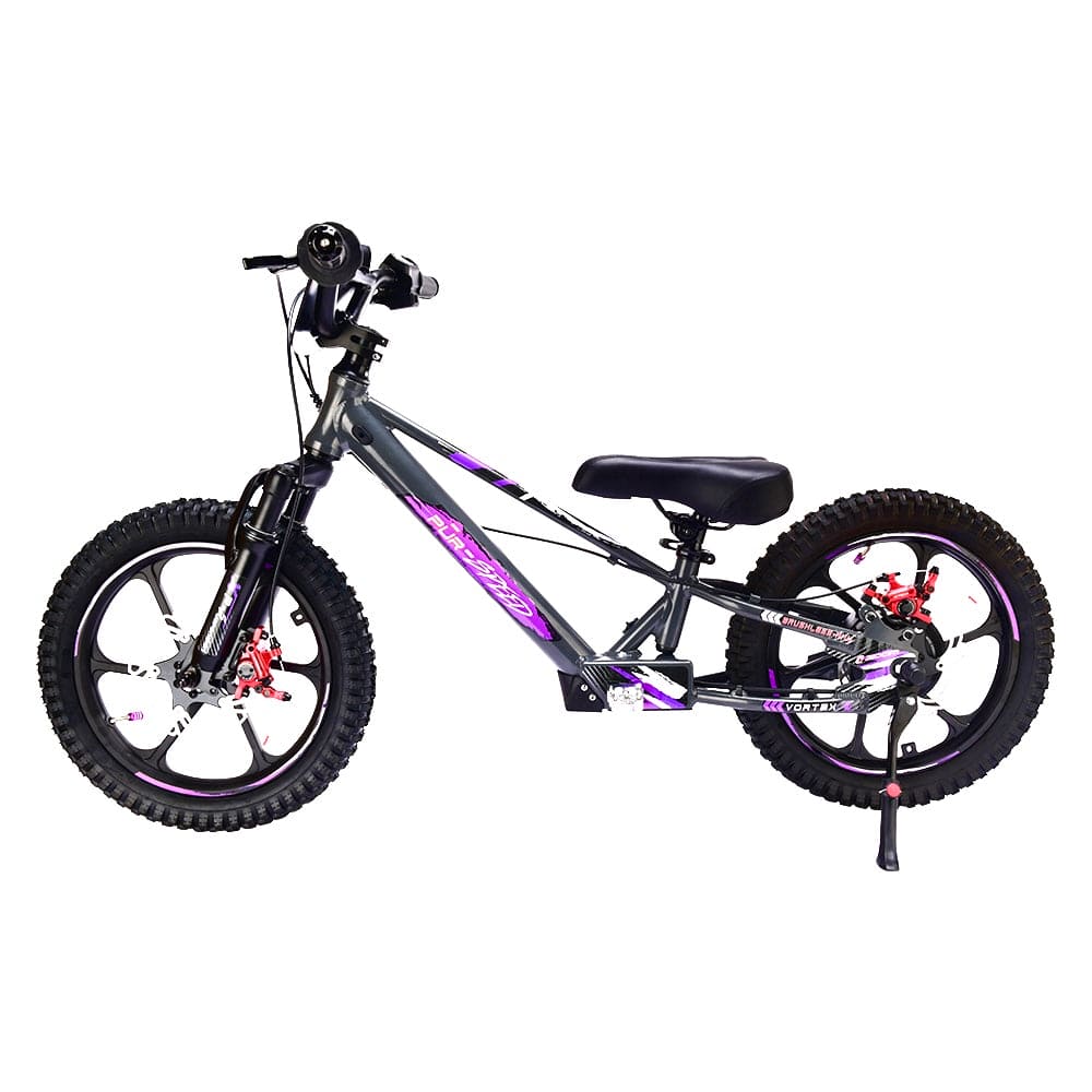 Pῡr-Speed 16" Xtreme Electric Balance Bike | Semi-Hydraulic Brake Calipers | 48v/350w with 4.0Ah Battery