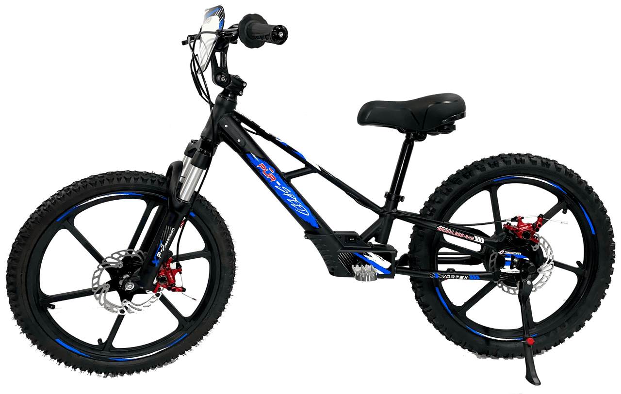 Pῡr-Speed 20" Xtreme Electric Balance Bike | Semi-Hydraulic Brake Calipers | 48v/500w with 4.0Ah Battery