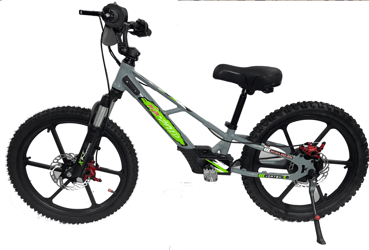 Pῡr-Speed 20" Xtreme Electric Balance Bike | Semi-Hydraulic Brake Calipers | 48v/500w with 4.0Ah Battery