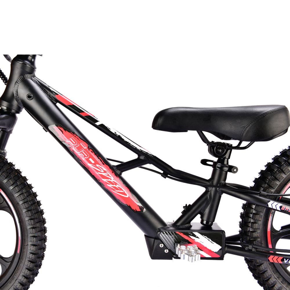 Pῡr-Speed 16" Xtreme Electric Balance Bike | Semi-Hydraulic Brake Calipers | 48v/350w with 4.0Ah Battery