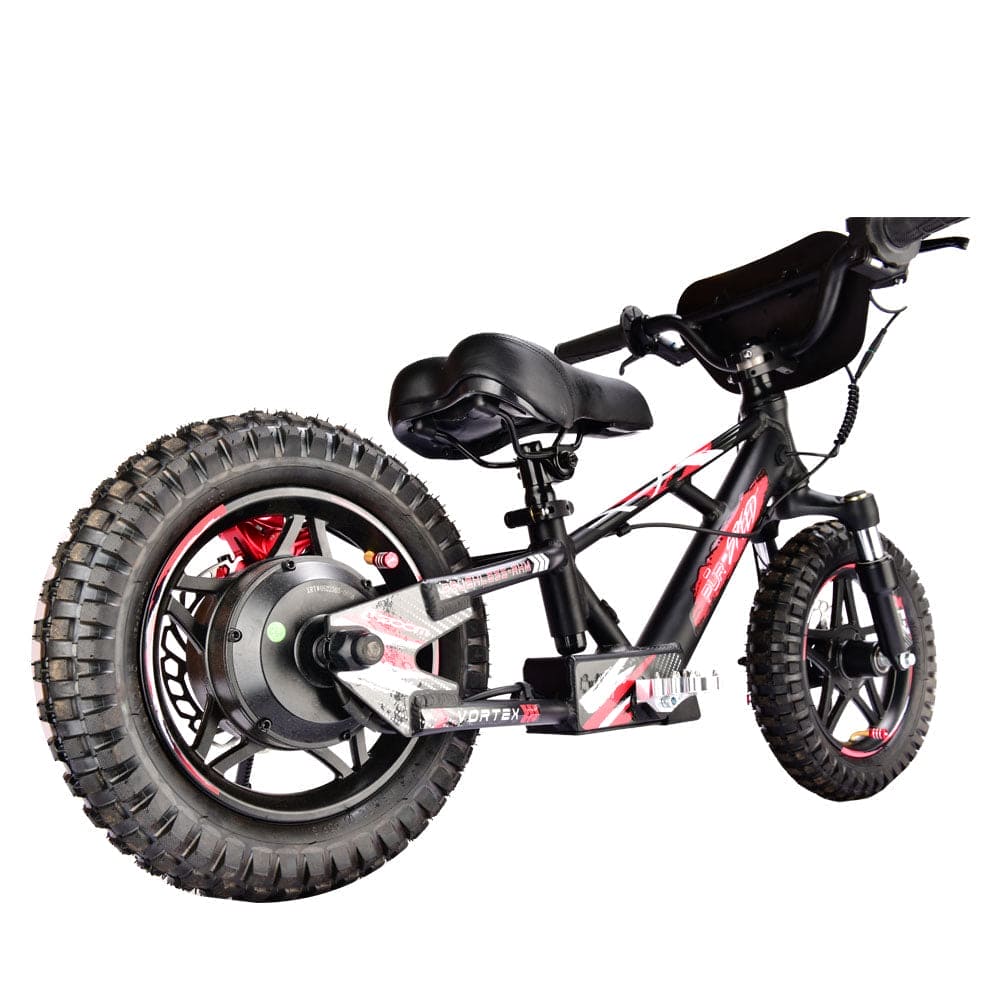 Pῡr-Speed 12" Xtreme Electric Balance Bike | Semi-Hydraulic Brake Calipers | 36v/250w with 4.0Ah Battery