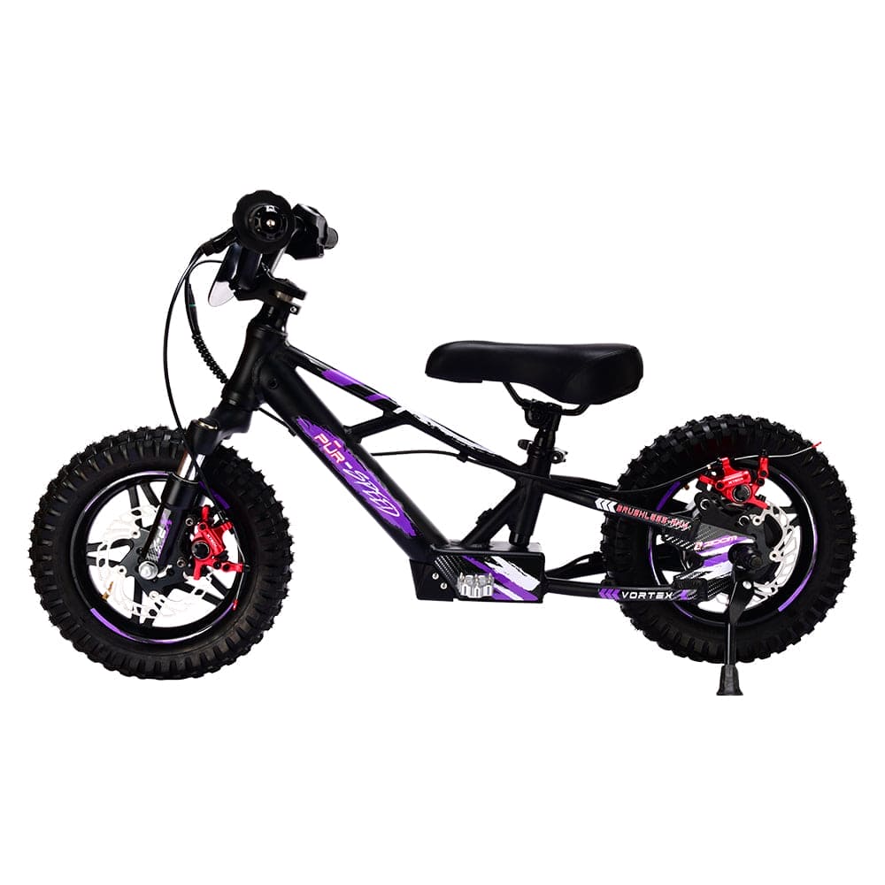 Pῡr-Speed 12" Xtreme Electric Balance Bike | Semi-Hydraulic Brake Calipers | 36v/250w with 4.0Ah Battery