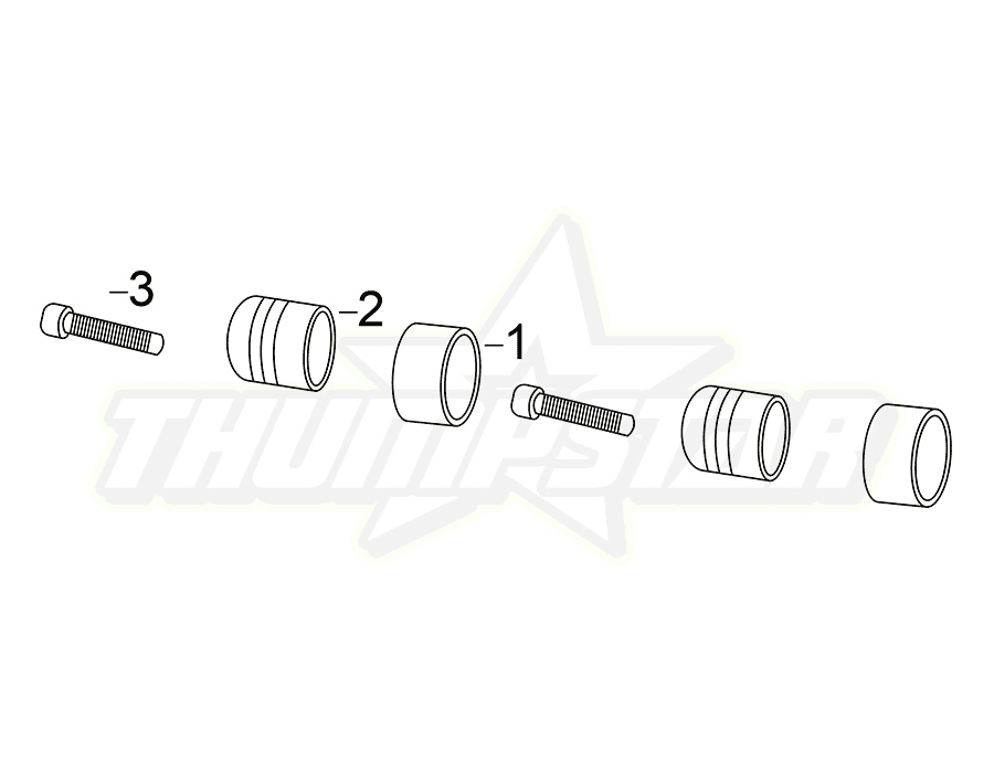 Footpegs- Round Rubber Solid Mount | P12-213