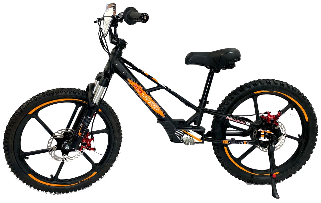 Pῡr-Speed 20" Xtreme Electric Balance Bike | Semi-Hydraulic Brake Calipers | 48v/500w with 4.0Ah Battery