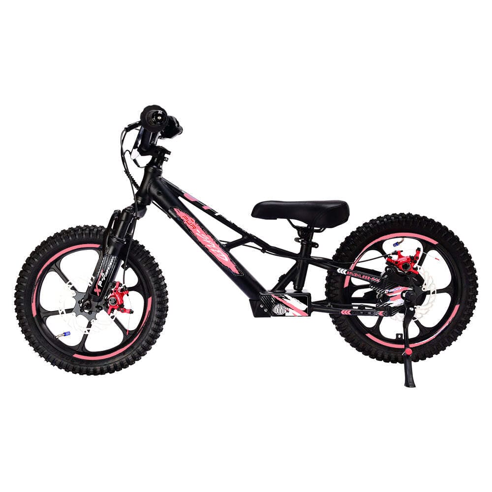 Pῡr-Speed 16" Xtreme Electric Balance Bike | Semi-Hydraulic Brake Calipers | 48v/350w with 4.0Ah Battery
