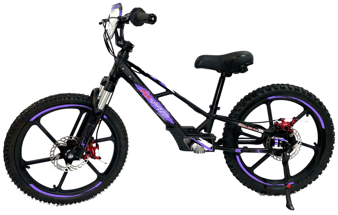 Pῡr-Speed 20" Xtreme Electric Balance Bike | Semi-Hydraulic Brake Calipers | 48v/500w with 4.0Ah Battery