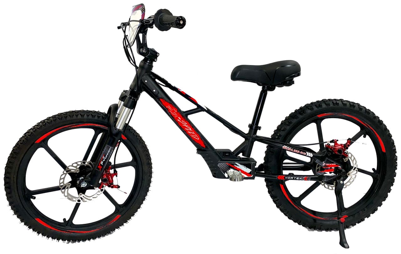 Pῡr-Speed 20" Xtreme Electric Balance Bike | Semi-Hydraulic Brake Calipers | 48v/500w with 4.0Ah Battery