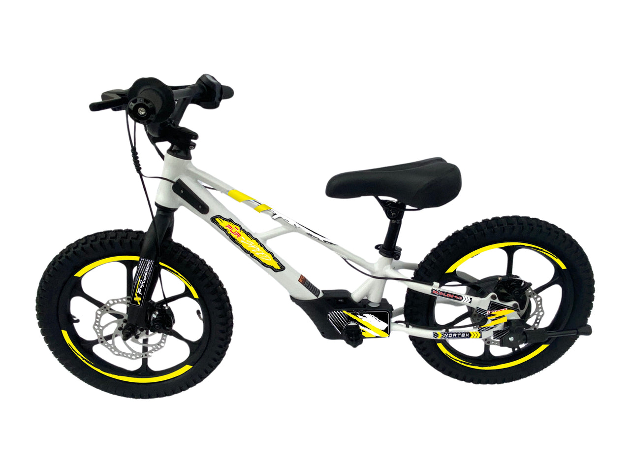 Pῡr-Speed Ēko 16 Electric Balance Bike for Kids- 36v/350w with 5.2Ah Battery