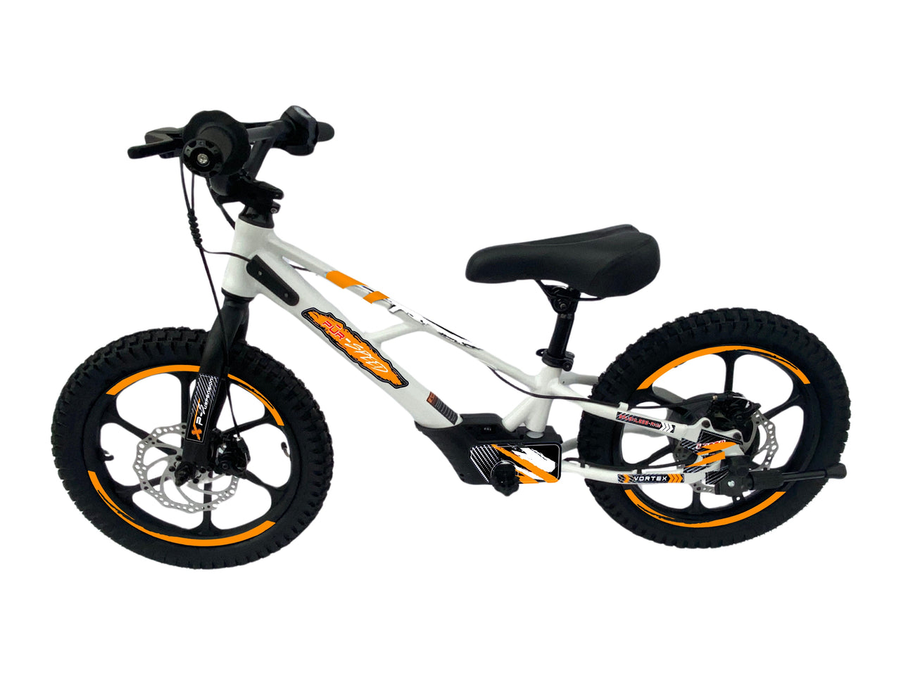Pῡr-Speed Ēko 16 Electric Balance Bike for Kids- 36v/350w with 5.2Ah Battery