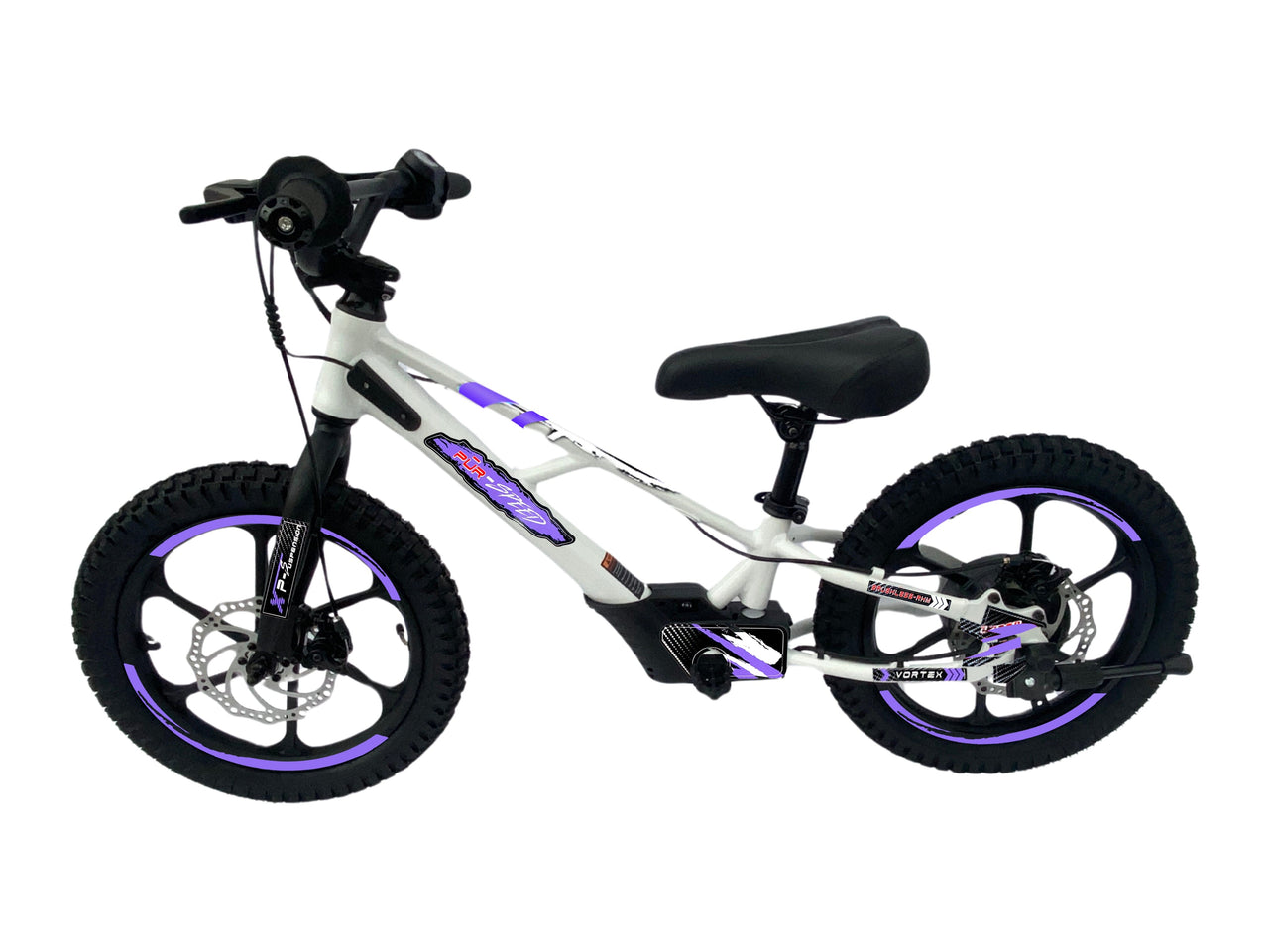 Pῡr-Speed Ēko 16 Electric Balance Bike for Kids- 36v/350w with 5.2Ah Battery