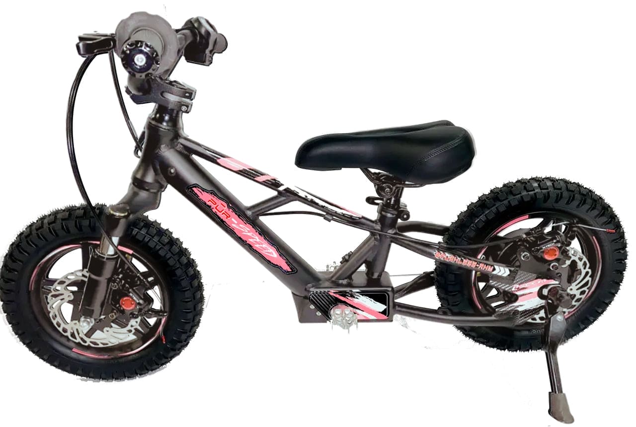 Pῡr-Speed 12" Xtreme Electric Balance Bike | Semi-Hydraulic Brake Calipers | 36v/250w with 4.0Ah Battery