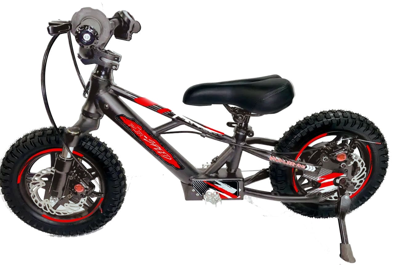 Pῡr-Speed 12" Xtreme Electric Balance Bike | Semi-Hydraulic Brake Calipers | 36v/250w with 4.0Ah Battery