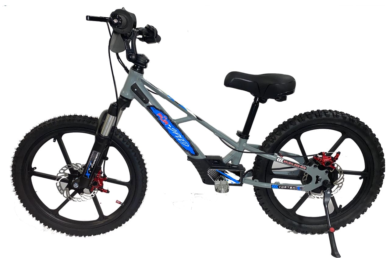 Pῡr-Speed 20" Xtreme Electric Balance Bike | Semi-Hydraulic Brake Calipers | 48v/500w with 4.0Ah Battery