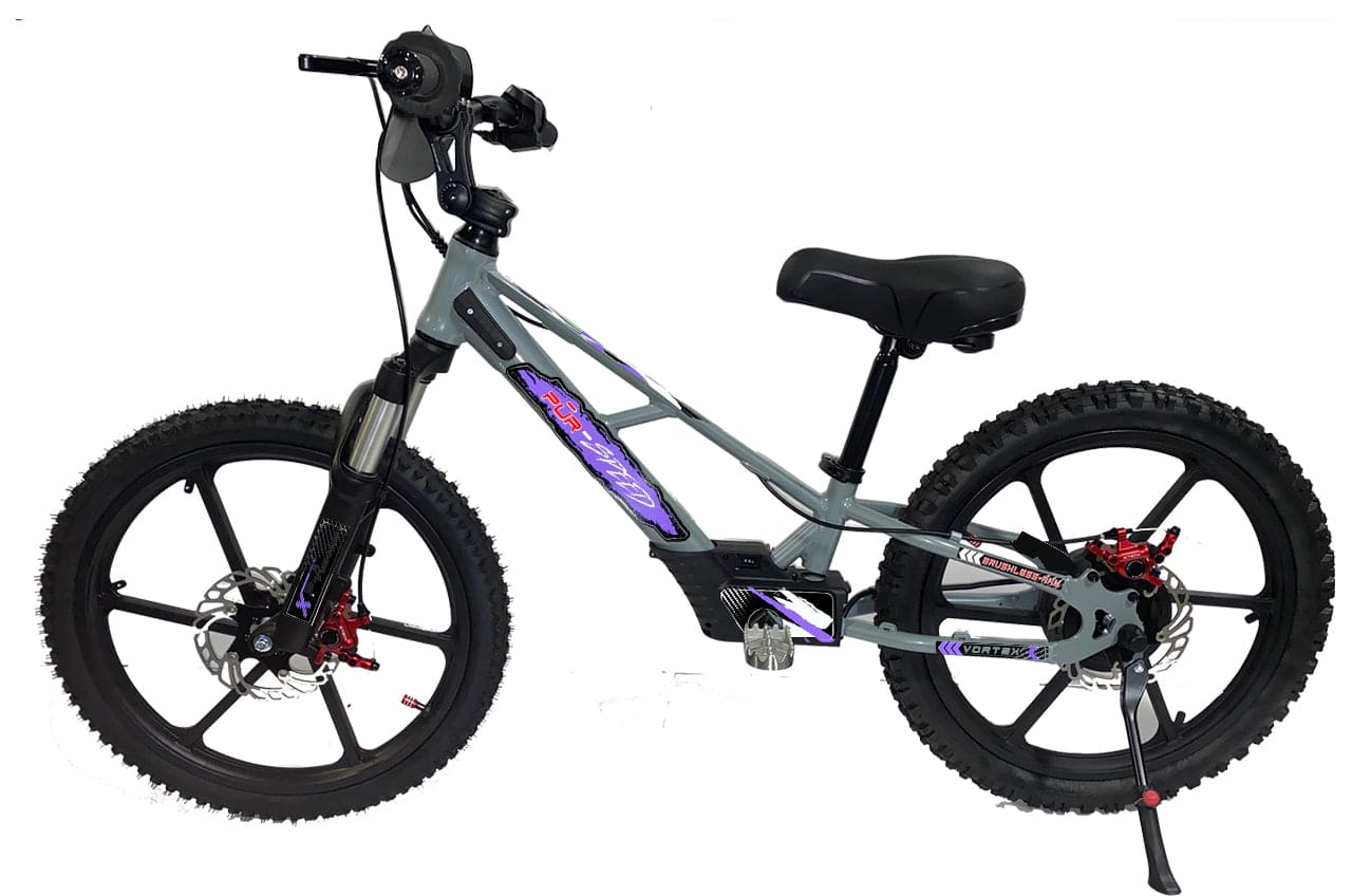 Pῡr-Speed 20" Xtreme Electric Balance Bike | Semi-Hydraulic Brake Calipers | 48v/500w with 4.0Ah Battery