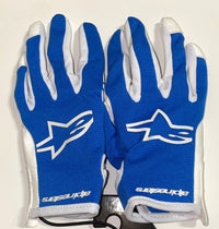 Thumbnail for Children's MX Gloves- Alpine Stars Radar (Size Youth XXS) UCLA BLUE/WHITE