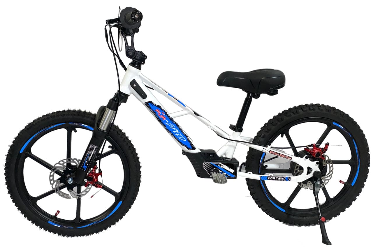 Pῡr-Speed 20" Xtreme Electric Balance Bike | Semi-Hydraulic Brake Calipers | 48v/500w with 4.0Ah Battery