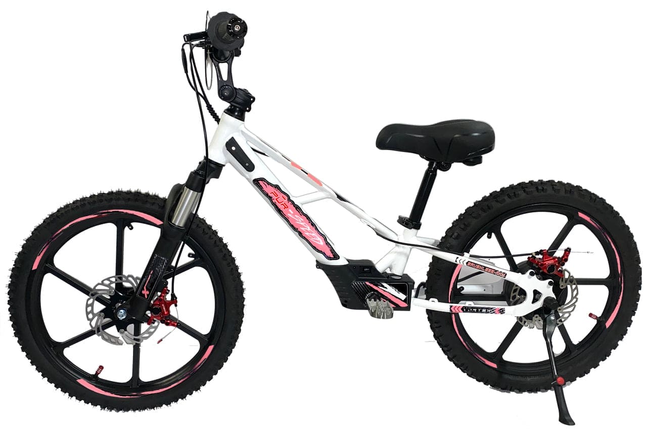 Pῡr-Speed 20" Xtreme Electric Balance Bike | Semi-Hydraulic Brake Calipers | 48v/500w with 4.0Ah Battery