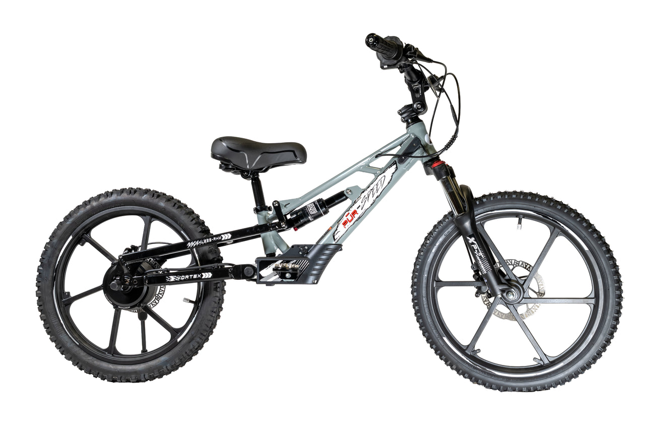 Pῡr-Speed 20" Xtreme ULTRA Electric Balance Bike with FULL SUSPENSION, 52v/500w Motor and 5.0Ah Battery