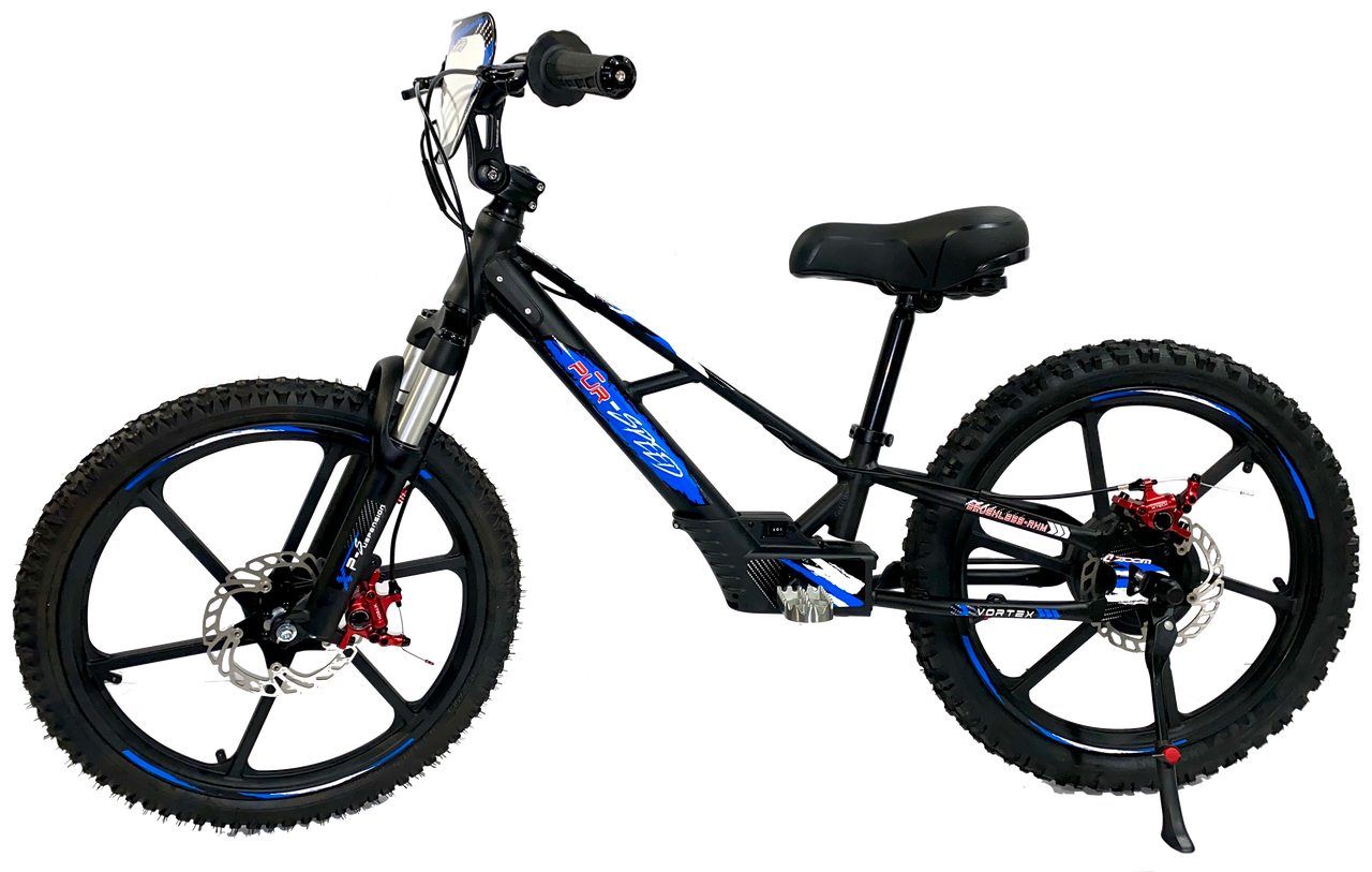 Pῡr-Speed 20" Xtreme Electric Balance Bike for Kids With Semi-Hydraulic Brake Calipers (2024 Frame)