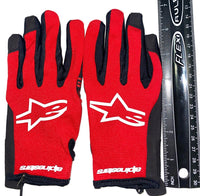 Thumbnail for Children's MX Gloves- Alpine Stars Radar (Size Youth S) MARS RED and WHITE