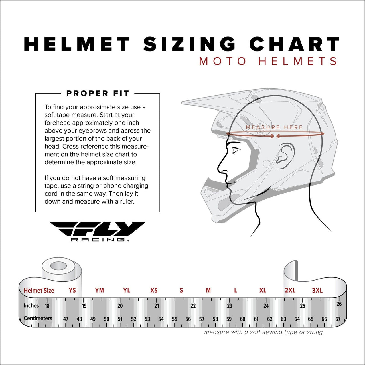 Children's BMX Helmet- FLY Rayce (Size YL) NAVY/ORANGE/RED