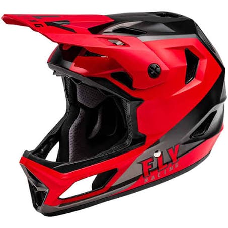 Children's BMX Helmet- FLY Rayce (Size YS) RED and BLACK