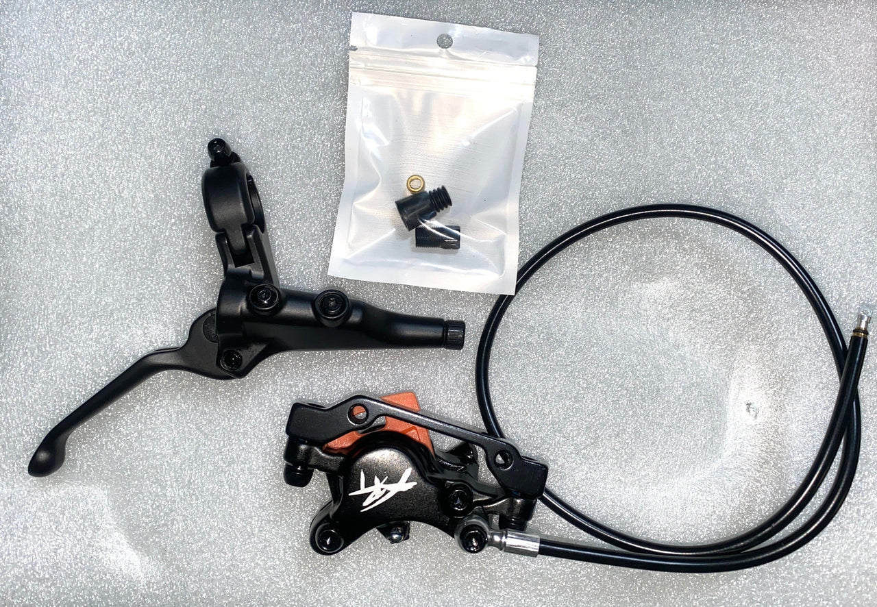 Front FULL Hydraulic Brake Assembly for Pūr-Speed Ultra Electric Balance Bikes With 16" Frames | P16-216