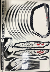 Thumbnail for Factory Graphics Kit- Black/Red on White Background For 16