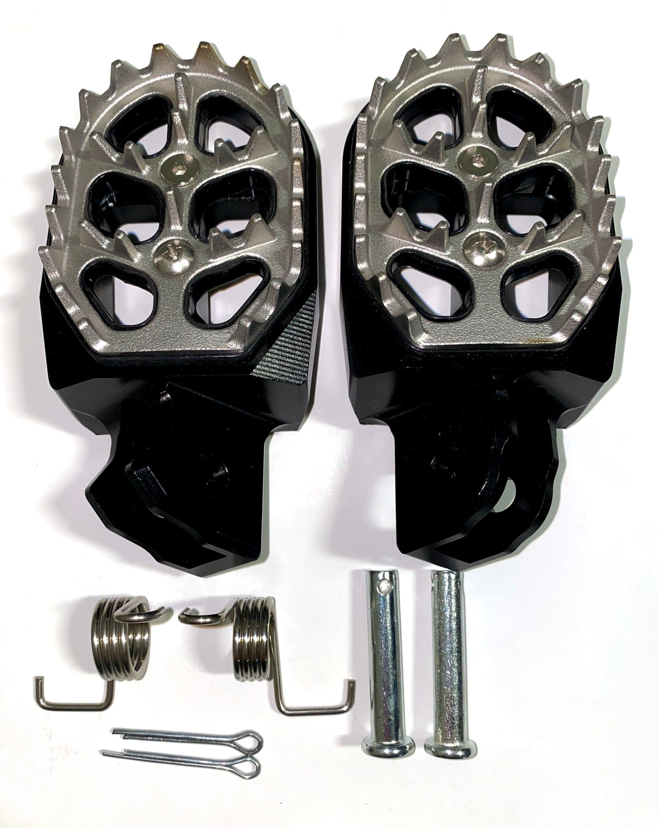 Footpegs- MX Style CNC, BLACK to Fit ALL Pūr-Speed Balance Bikes | P99-122