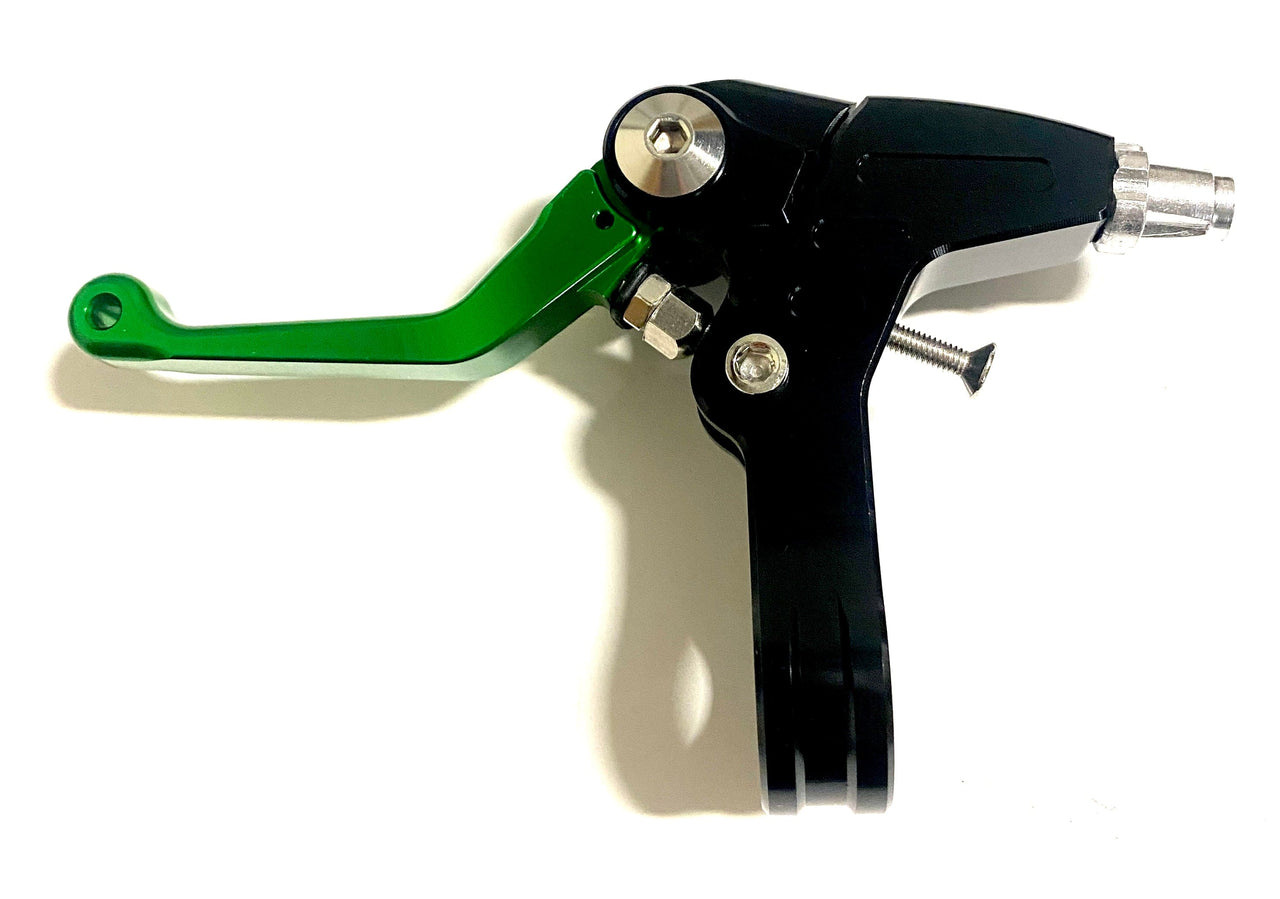 Brake Lever- CNC Foldable (Anodized) GREEN (Left Side)| P99-143