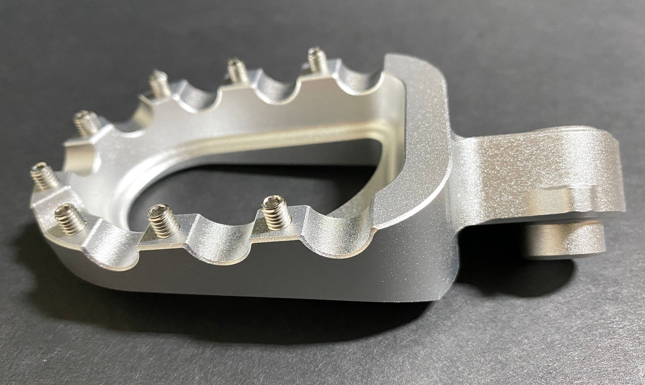 Footpegs- MX Style, Silver | P99-163