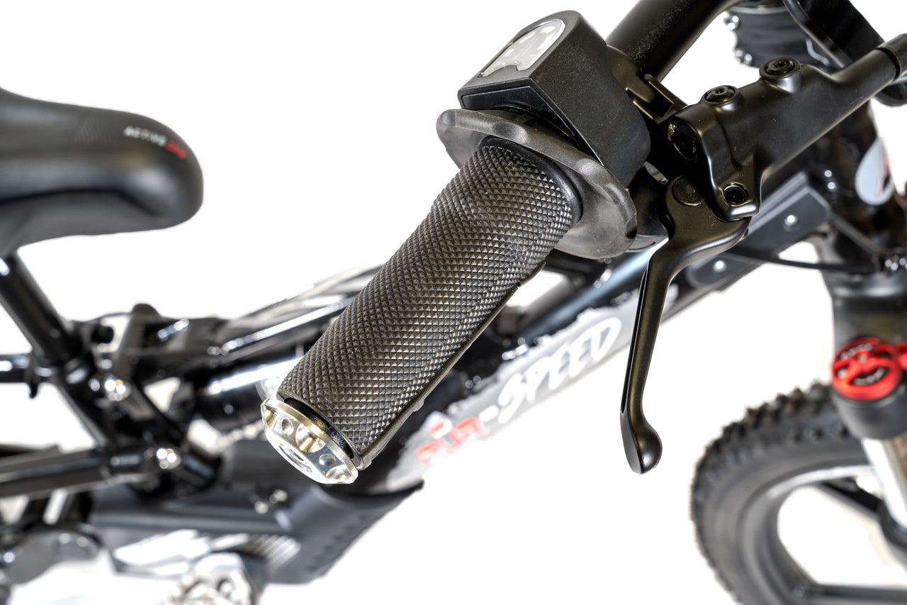 Pῡr-Speed 16" Xtreme ULTRA Electric Balance Bike with FULL SUSPENSION, 52v/350w Motor and 5.0Ah Battery